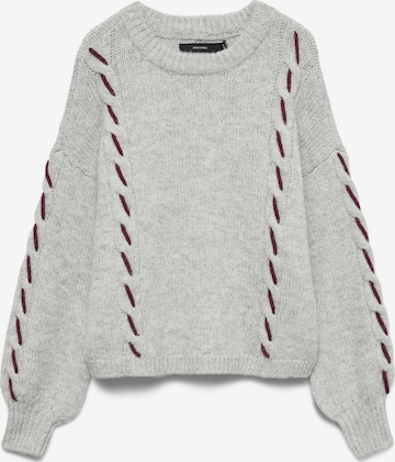 VERO MODA Sweater 'VMIlina' in Grey: front