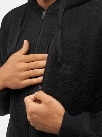 DANISH ENDURANCE Fleece jas 'High Pile' in Zwart