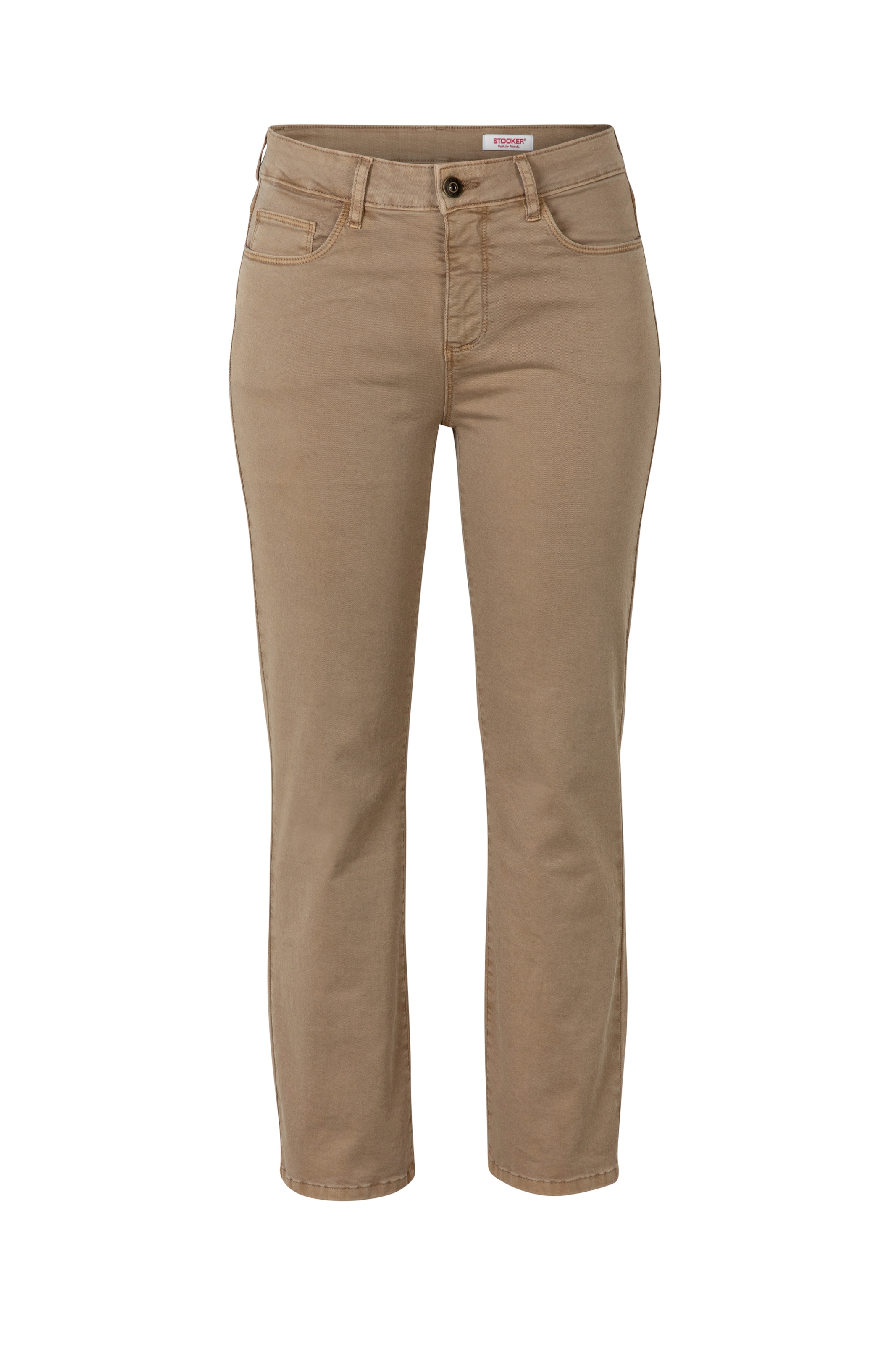 Coupe slim Jean 'Zermatt' STOOKER WOMEN en marron : devant