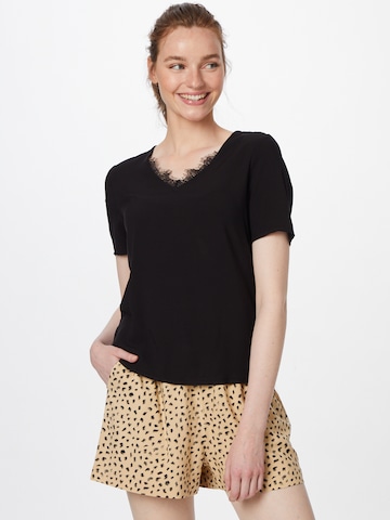 VERO MODA Shirt 'NADS' in Zwart: voorkant