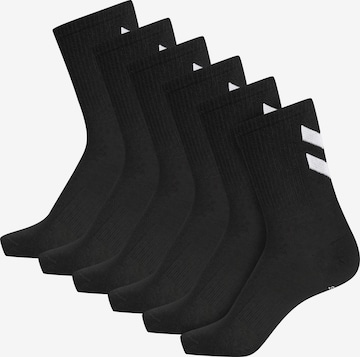 HummelSportske čarape - crna boja: prednji dio