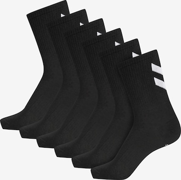 Hummel Athletic Socks in Black: front