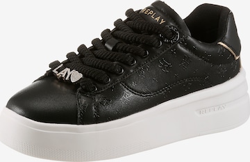REPLAY Sneakers in Black: front