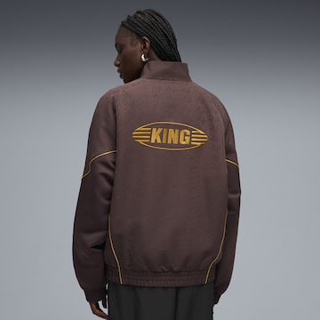 PUMA Sportjacke 'King' in Braun: Vorderseite