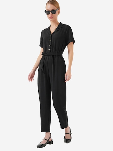 Tuta jumpsuit di Bigdart in nero: frontale