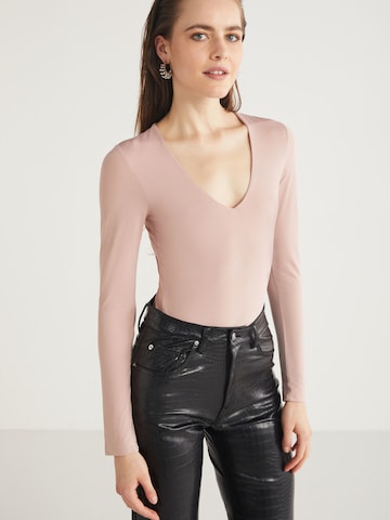 Grimelange - Body camiseta en rosa: frente