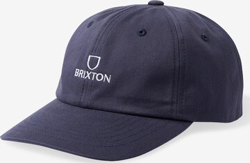 Brixton Cap 'ALPHA' in Blue: front