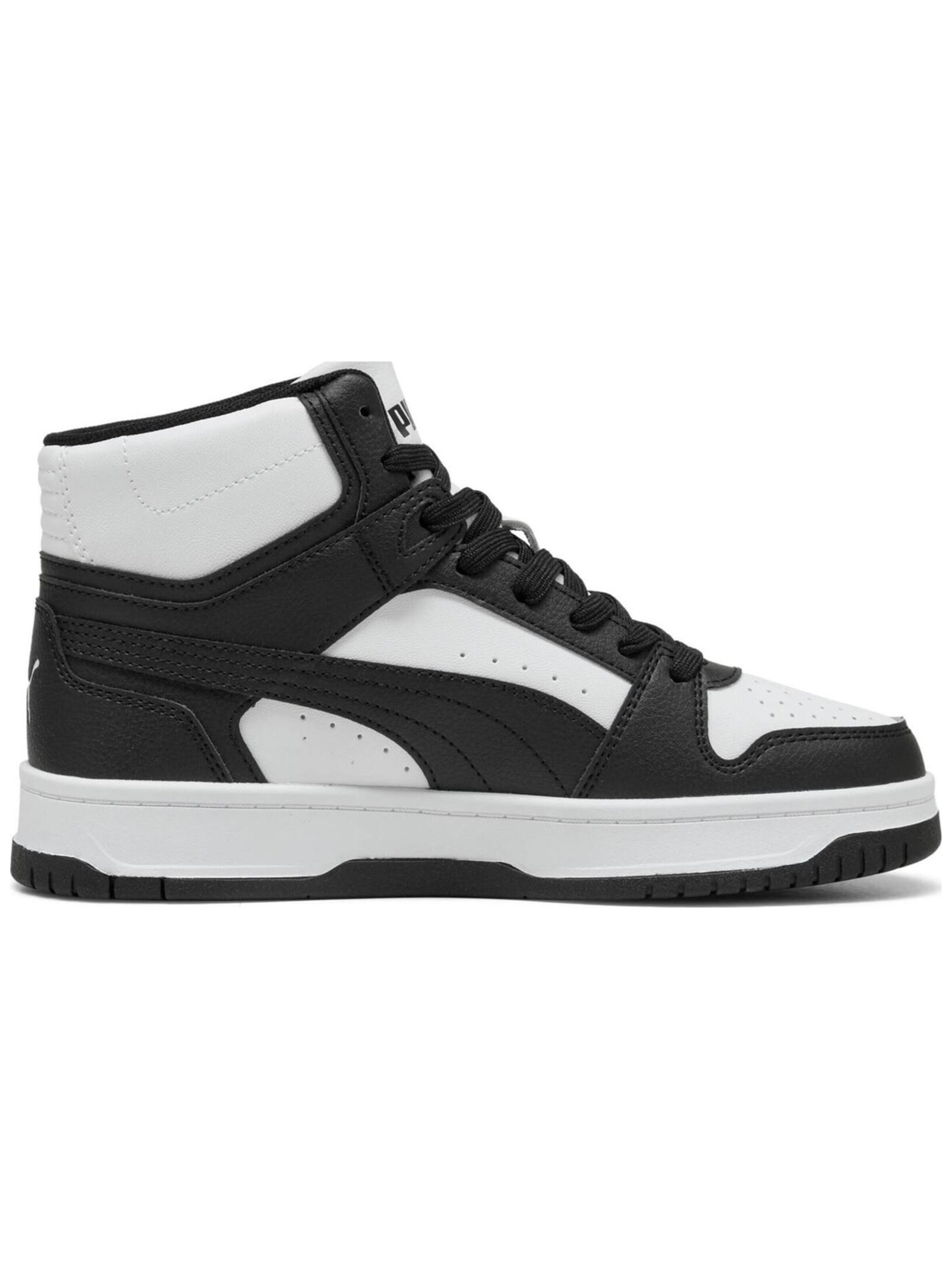 juoda PUMA Sportiniai batai 'Rebound Slam Mid Jr'