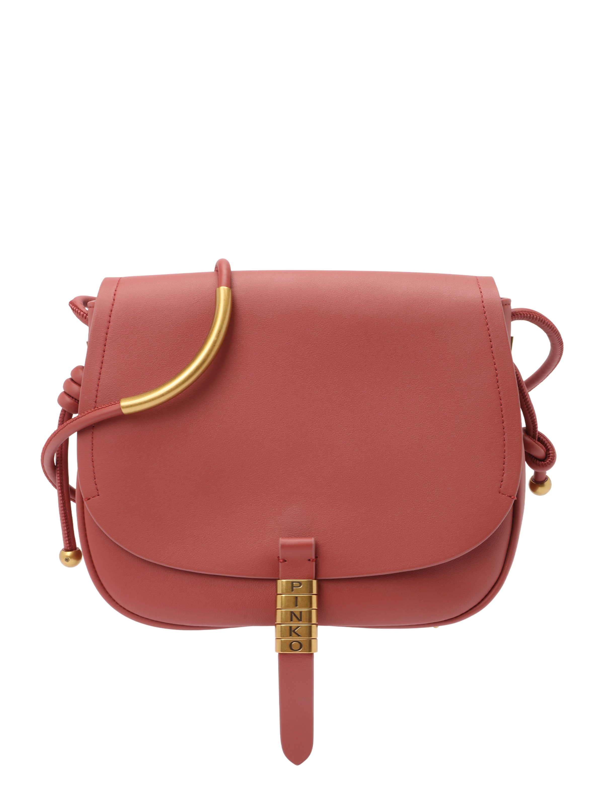 PINKO - Mala de ombro em vermelho: frente