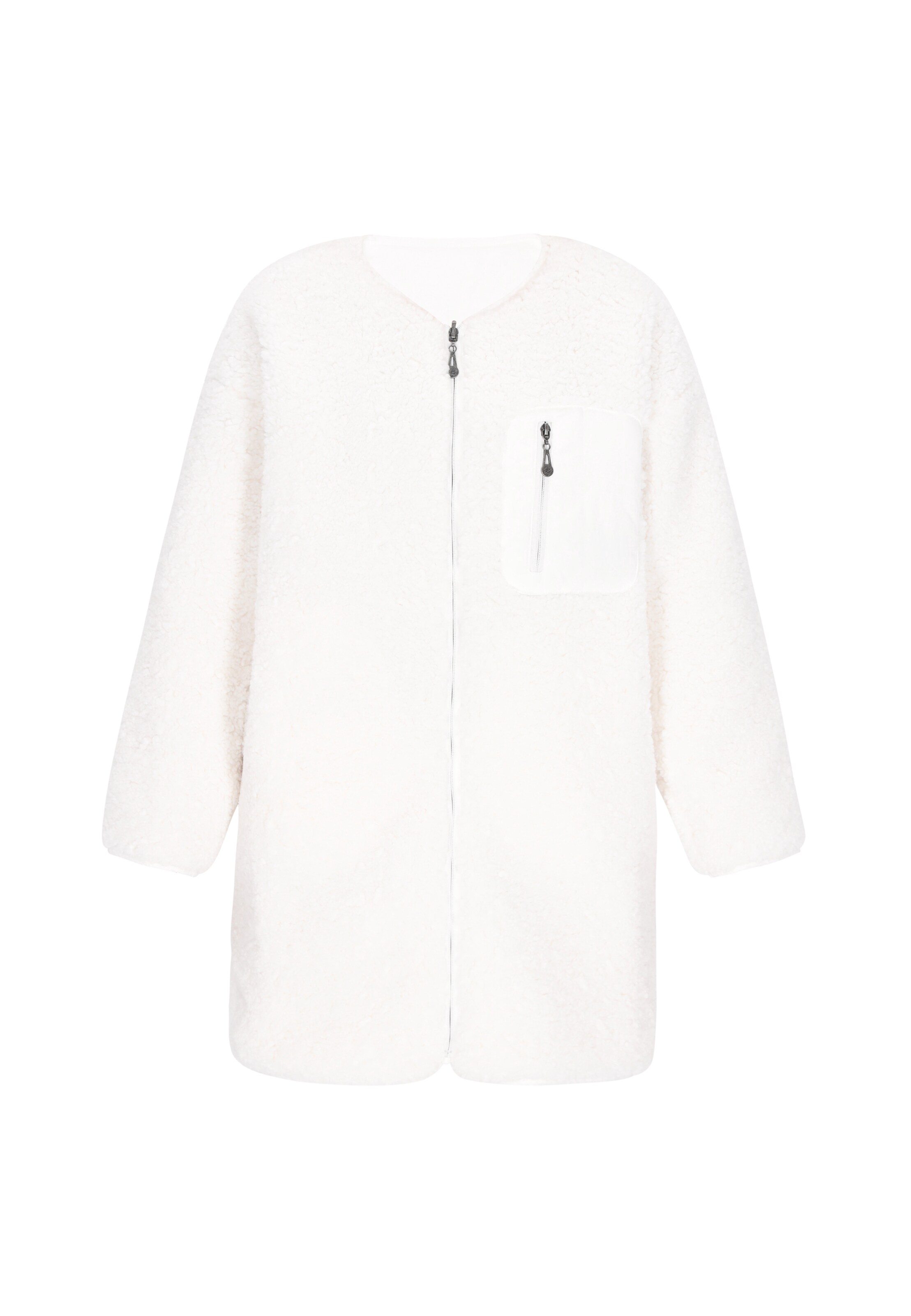 DreiMaster Maritim Φθινοπωρινό και ανοιξιάτικο μπουφάν σε λευκό: μπροστά