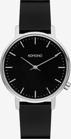 Komono Uhr in Schwarz: predná strana