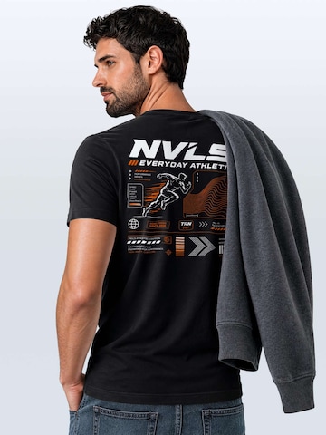 Neverless Shirt 'Everyday Athletics' in Black