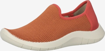 Arcopedico Slip-Ons in Red: front