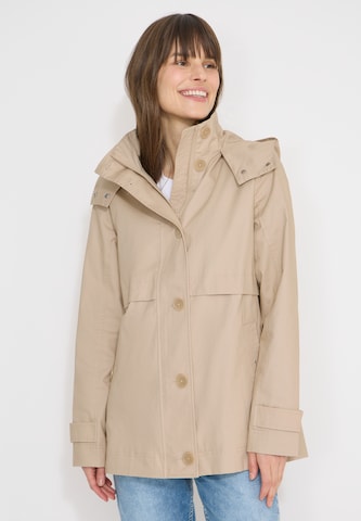 CECIL Between-Seasons Coat in Beige: front