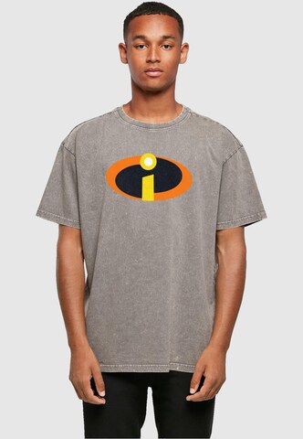 ABSOLUTE CULT Shirt 'The Incredibles 2 - Costume' in Grey: front