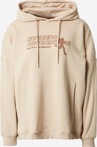 Sweat de sport Cotton On en beige : devant