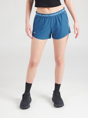 UNDER ARMOUR regular Παντελόνι φόρμας 'Play Up' σε μπλε: μπροστά
