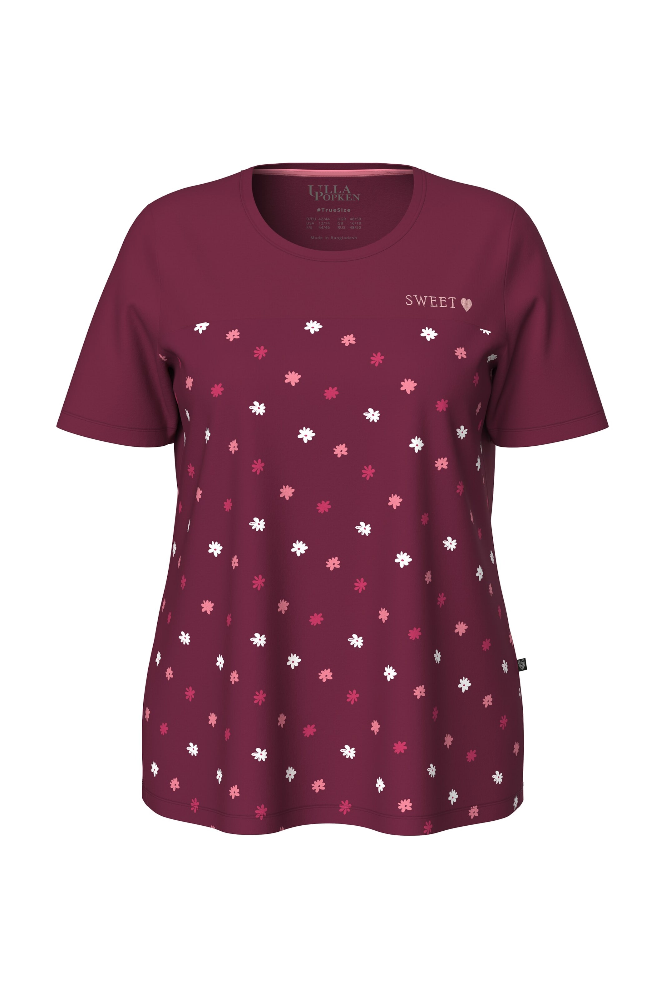 Ulla Popken Pyjama in Rood