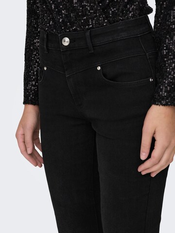 ONLY Skinny Jeans 'ROYAL-DAISY' in Zwart