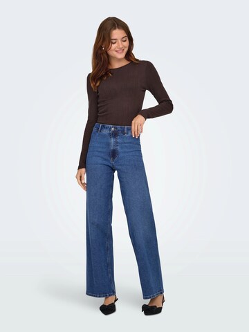 JDY Wide Leg Jeans 'JDYMOON-VANESSA' in Blau