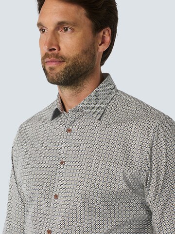 No Excess Regular fit Overhemd in Blauw