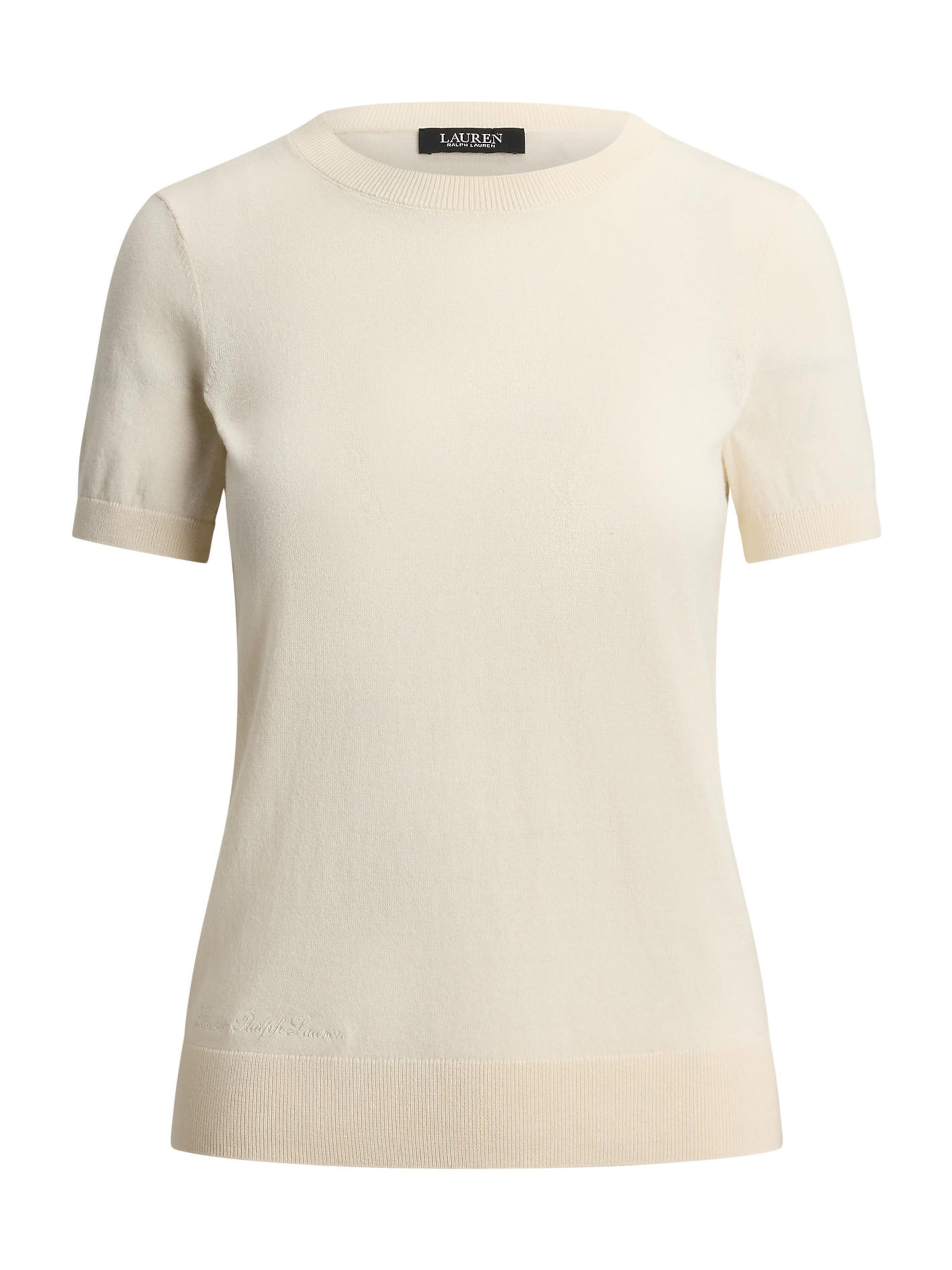 Pull-over Lauren Ralph Lauren en beige : devant