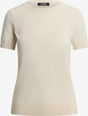 Pull-over Lauren Ralph Lauren en beige : devant