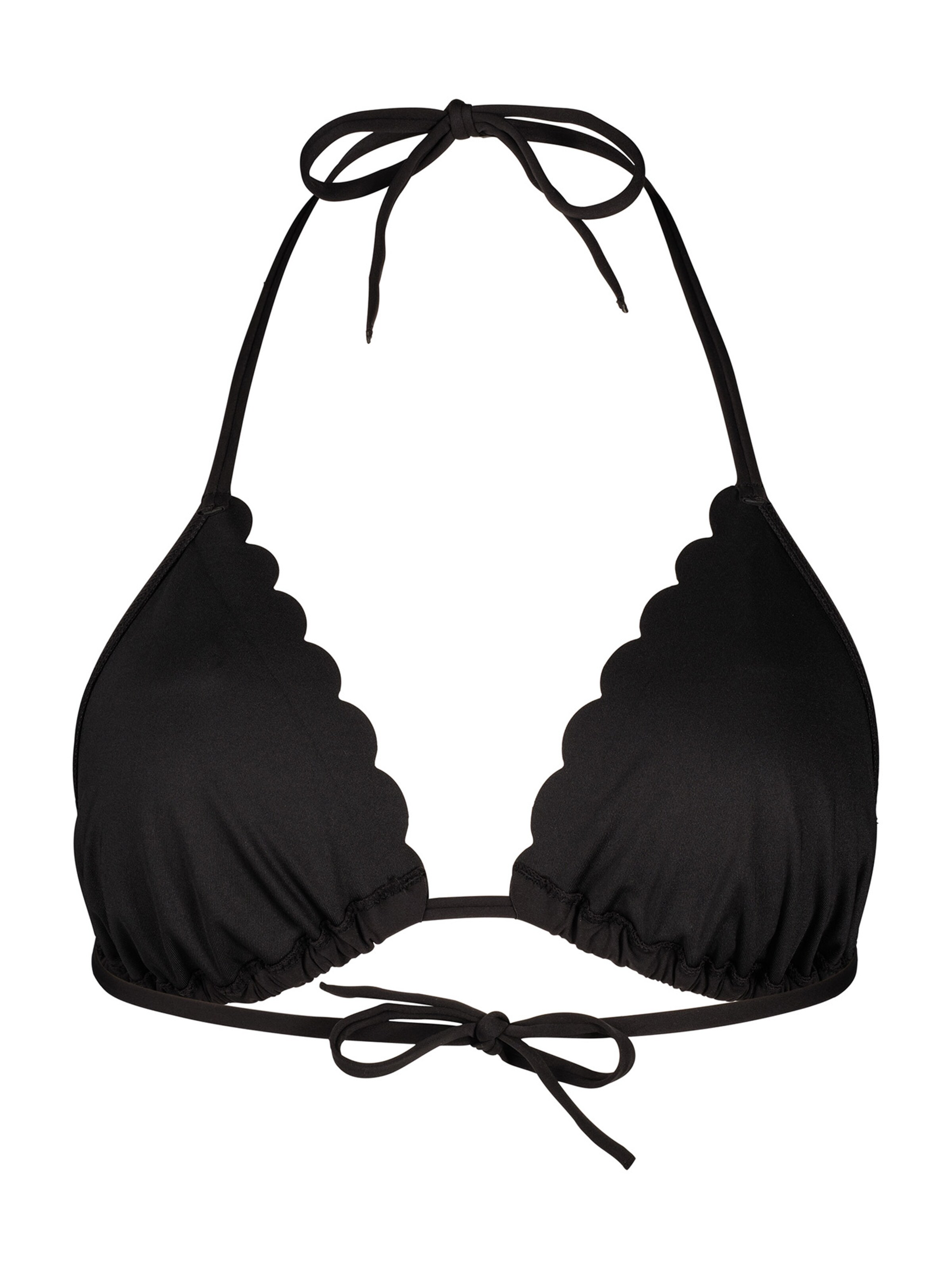 Skiny Trojuholníky Bikinový top - Čierna