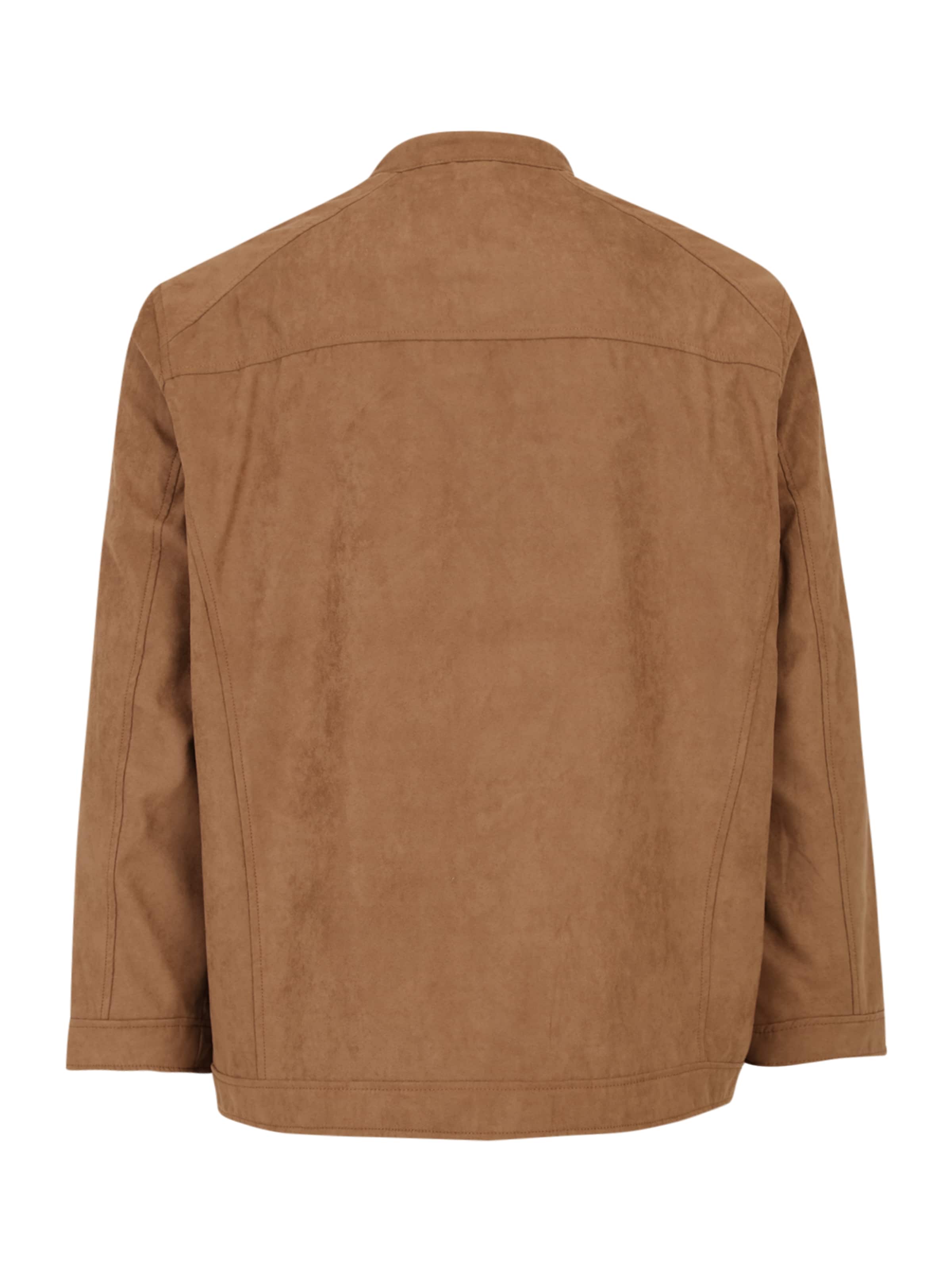 Geacă de primăvară-toamnă 'JJEDylan' de la Jack & Jones Plus pe maro