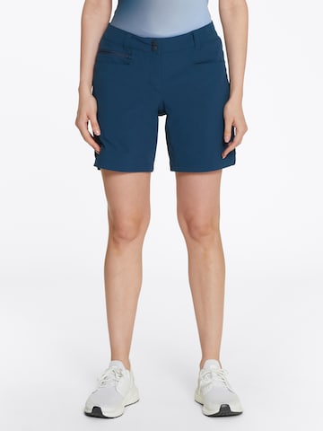ZIENER Slim fit Workout Pants 'NEJA ' in Blue: front