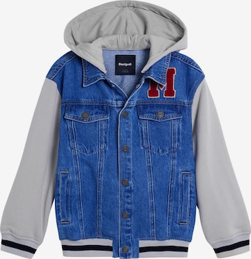 Desigual Välikausitakki 'Mickey Mouse' värissä sininen: etupuoli