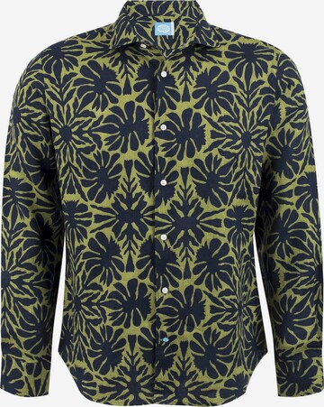 Panareha Regular fit Button Up Shirt 'ODESSA' in Green: front