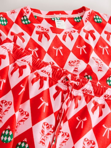 Next Pyjama värissä punainen