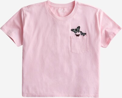 HOLLISTER T-Shirt in taubenblau / rosa / rot / schwarz, Produktansicht