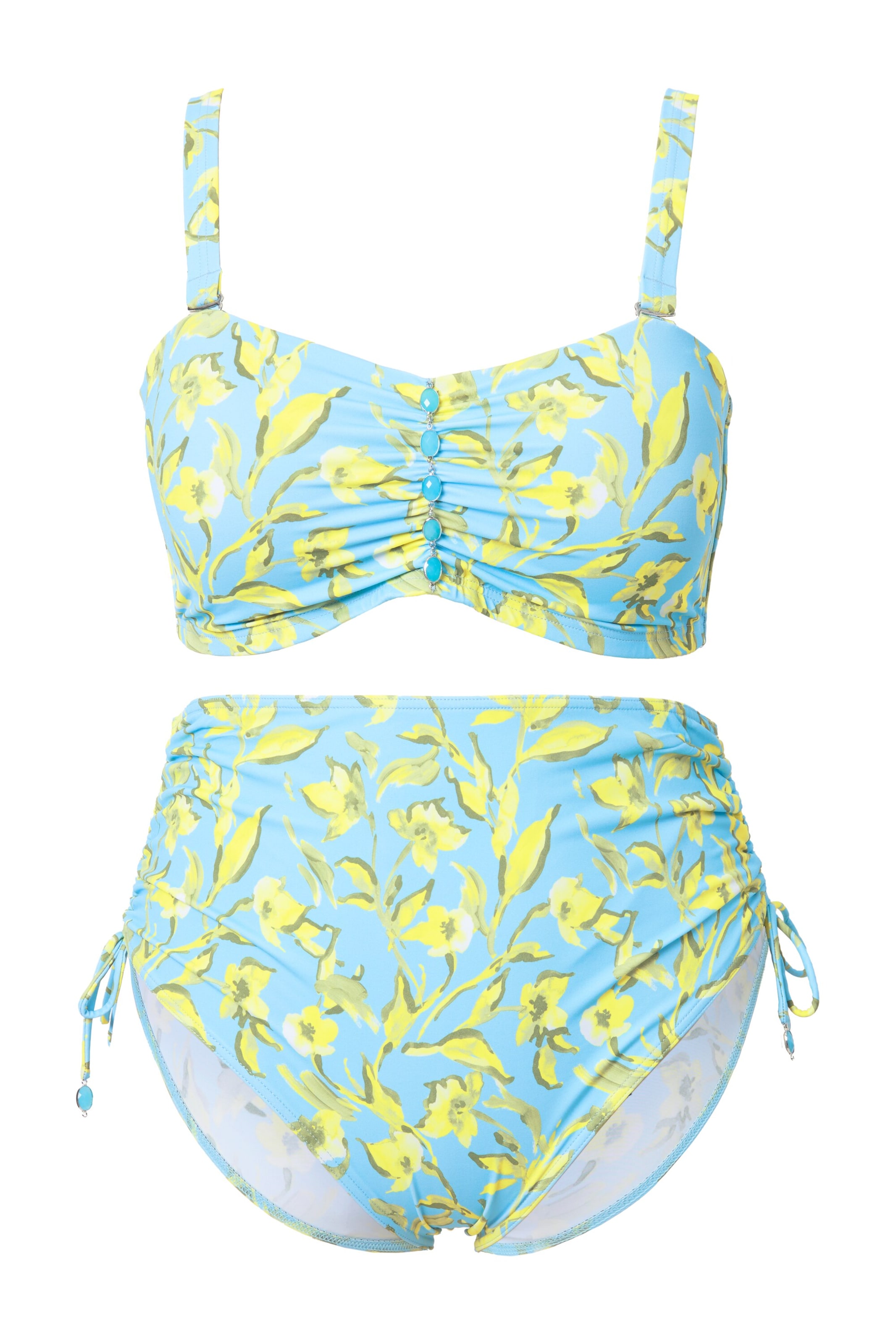 Invisible Bikini Ulla Popken en bleu : devant