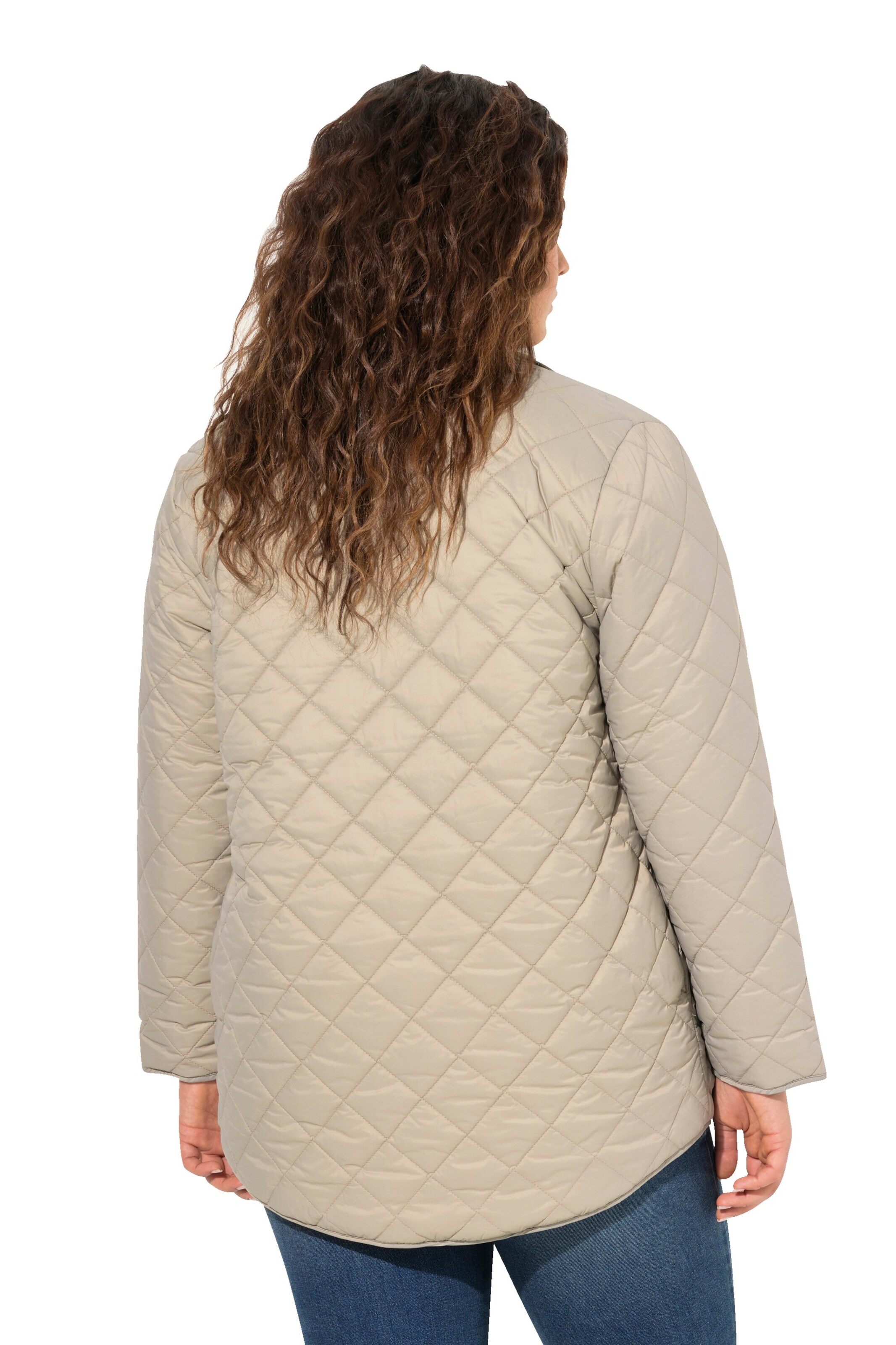 Ulla Popken Between-season jacket in Grey