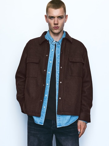 Pull&Bear Between-Season Jacket in Brown: front