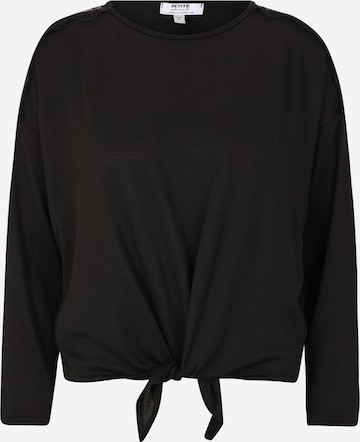 T-shirt Dorothy Perkins Petite en noir : devant