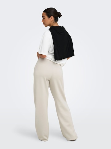 ONLY PLAY Regular Workout Pants 'ONPLOUNGE' in Beige