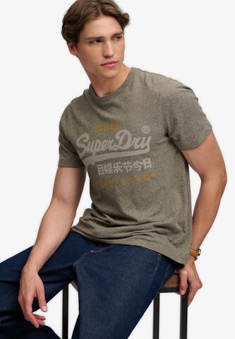 Superdry & Co Μπλουζάκι 'HERITAGE' σε πράσινο