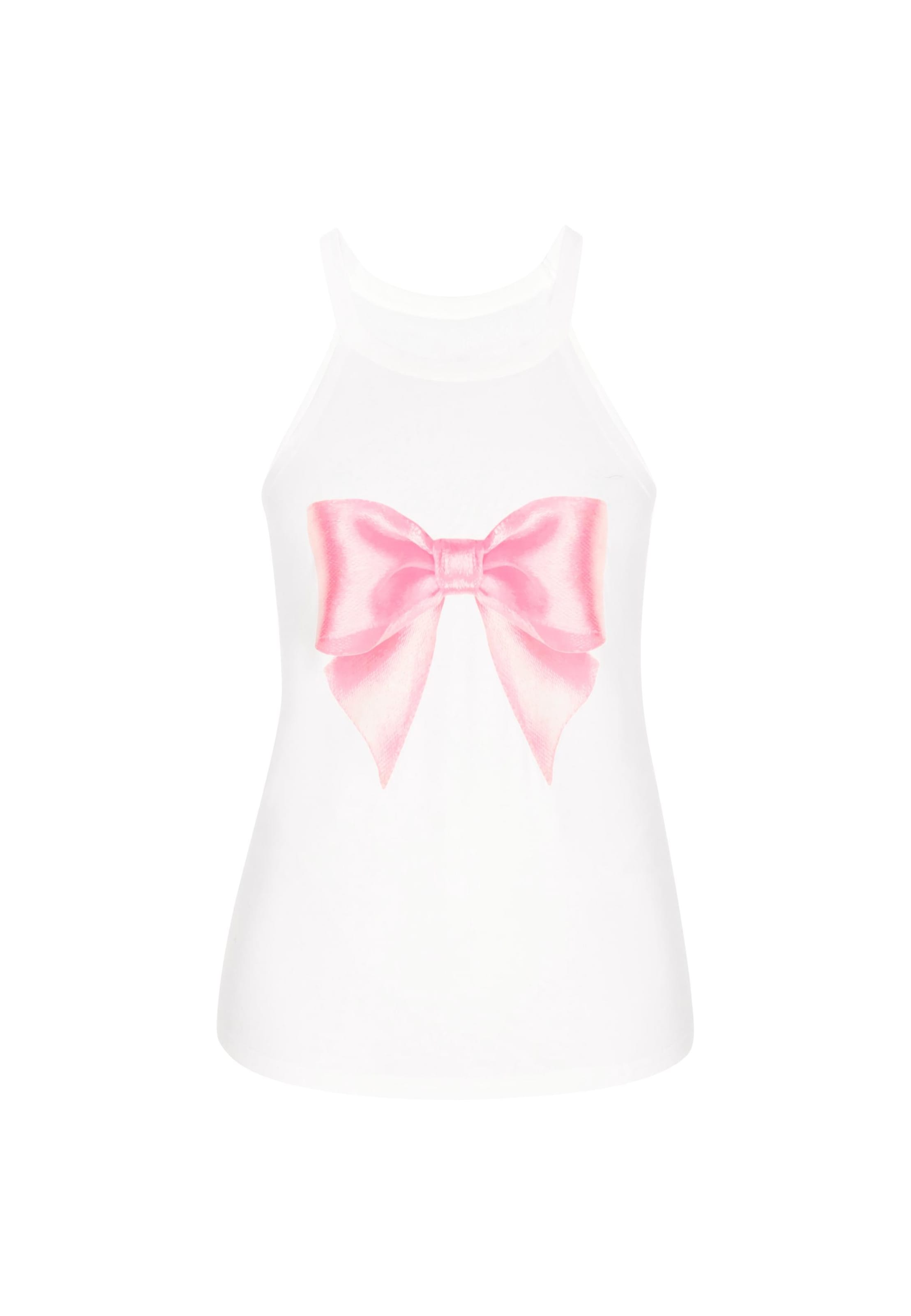 MIMO Top in Wit: voorkant