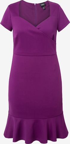 Ulla Popken Jurk in Lila: voorkant