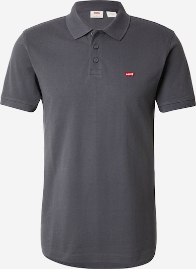 LEVI'S ® 'Housemark Polo' in S in grau / hellrot / weiß, Produktansicht