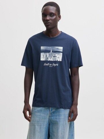 JACK & JONES T-Shirt in Blau: Vorderseite