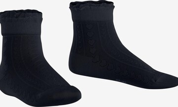 FALKE Socken 'Romantic Net' in Blau: Vorderseite