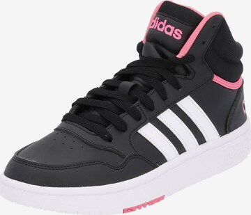 ADIDAS SPORTSWEAR High-Top Sneakers 'Hoops 3' in Black: front
