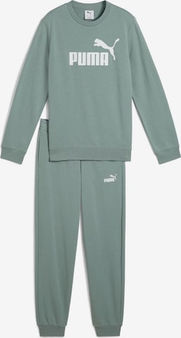 PUMA Jogginganzug 'Essentials' in Grün: Vorderseite