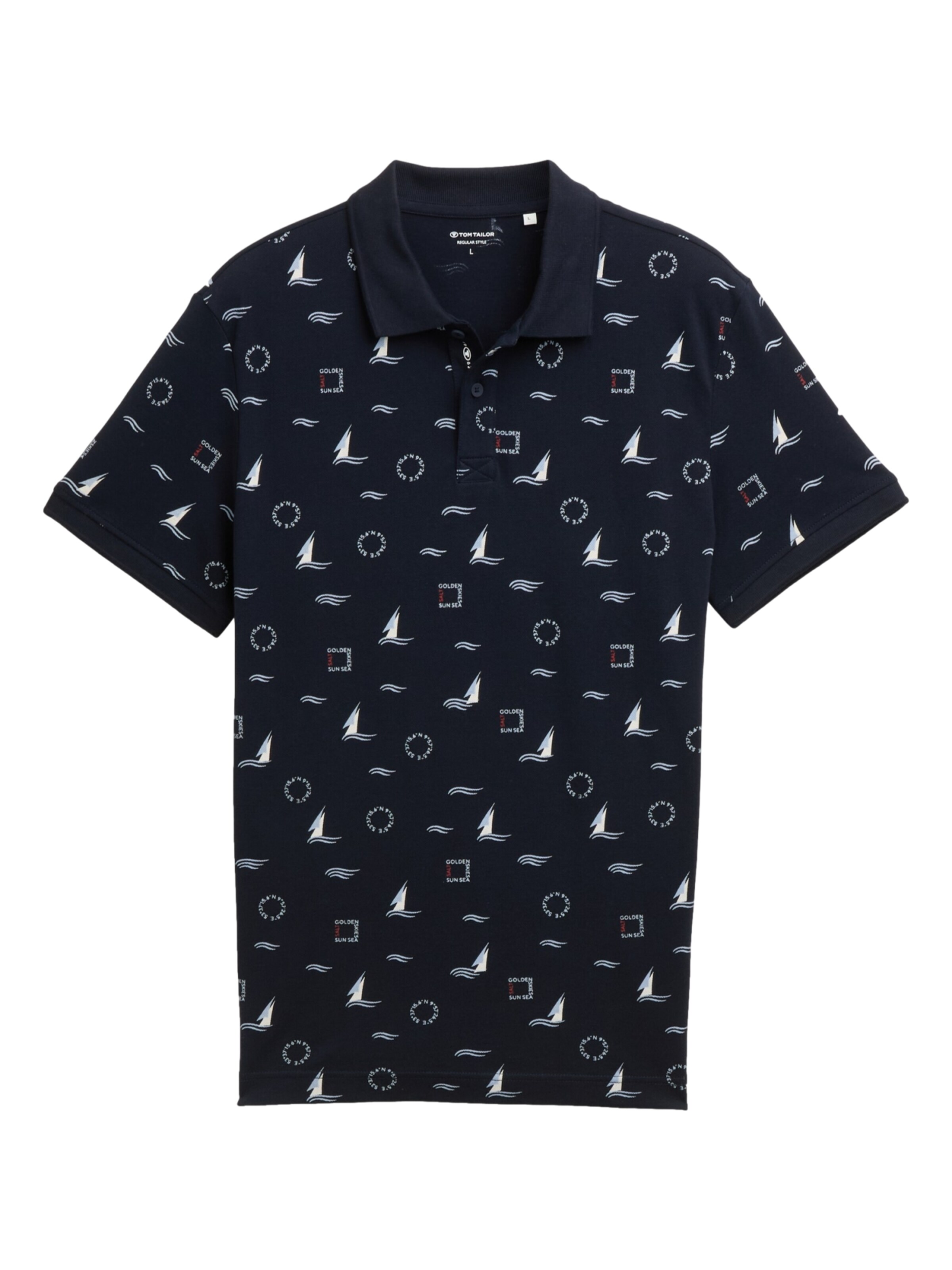 Maglietta di TOM TAILOR in blu: frontale