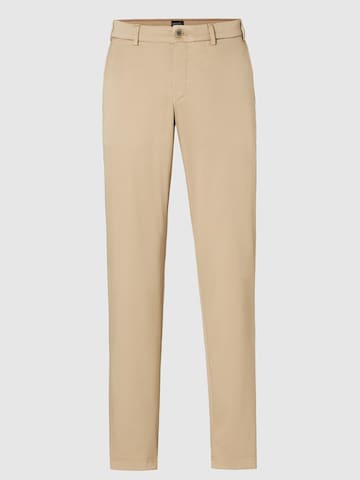 Hiltl Regular Chino Pants 'Pamo - Excellent Cotton' in Beige: front