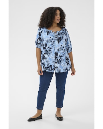 KAFFE CURVE Blouse in Blue